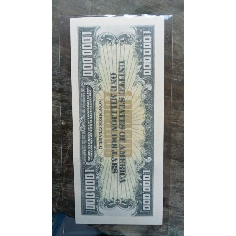 uang 1juta dollar amerika 1988
