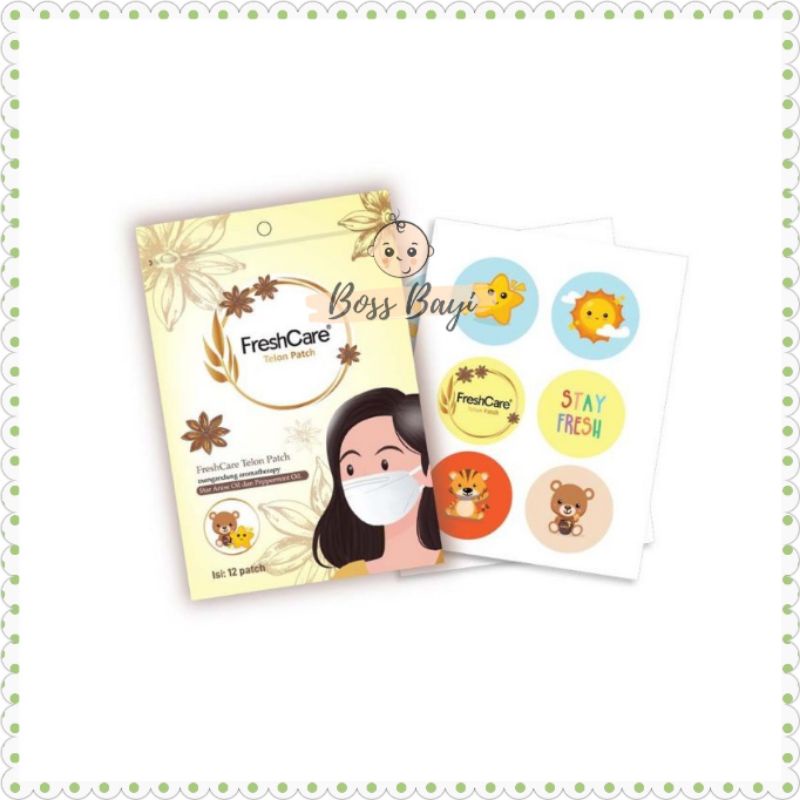 FreshCare Eucalyptus Patch / Telon Patch / Aromatherapy Tempel di Masker