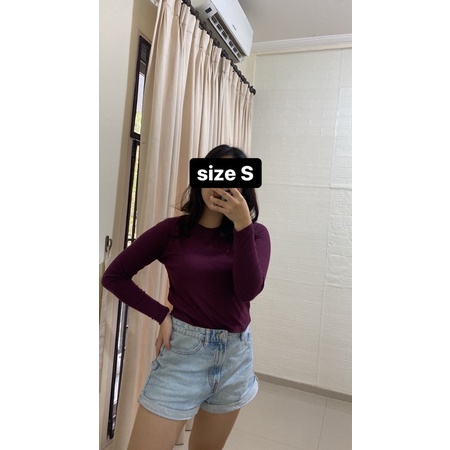 HM Rib Knit Long Sleeved Shirt