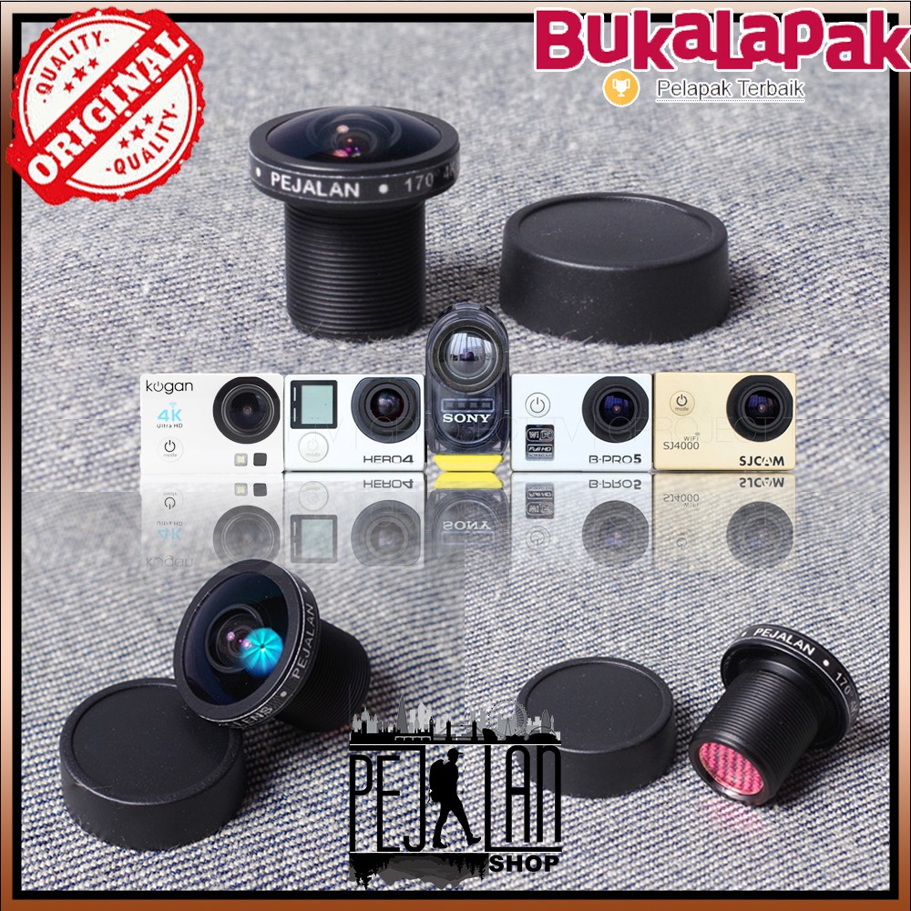 Pengganti Lensa Sjcam, Bpro , Xiaomi Yi , Kogan , Gopro