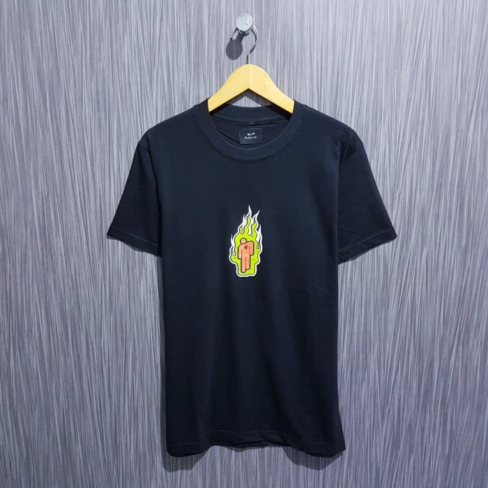 Kaos / Tshirt MCF Skate Supply Flame Premium Bahan Caton Fashion Cowok / Cewek