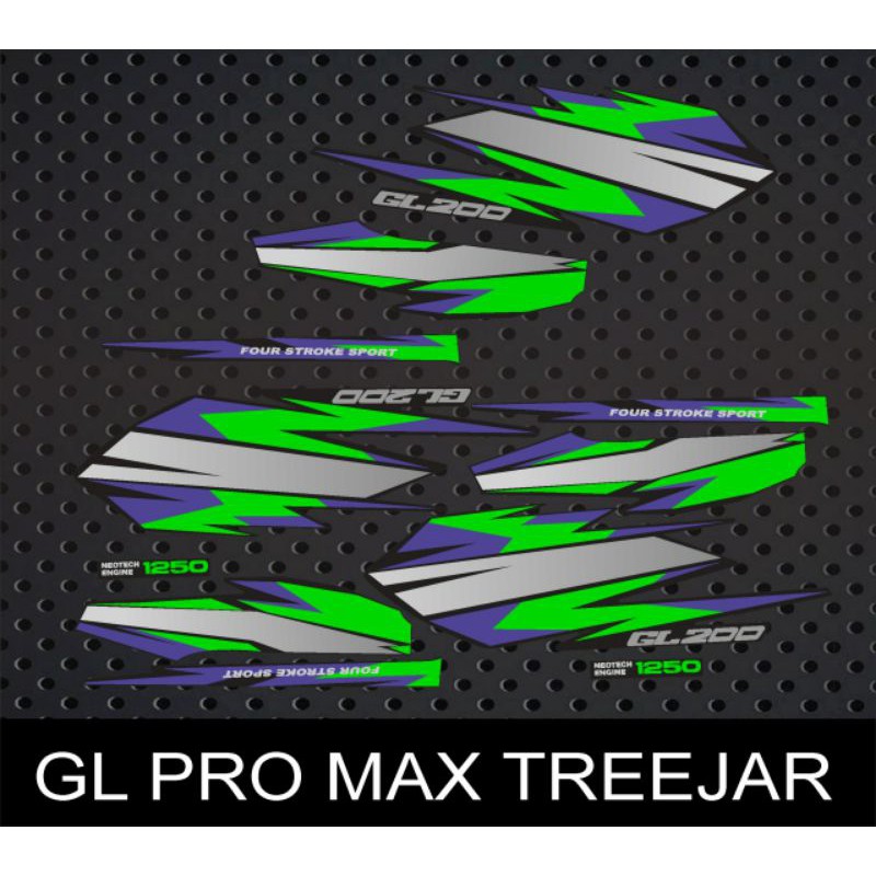 STIKER STRIPING DECAL VARIASI GL PRO / GL MAX TREEJAR #1