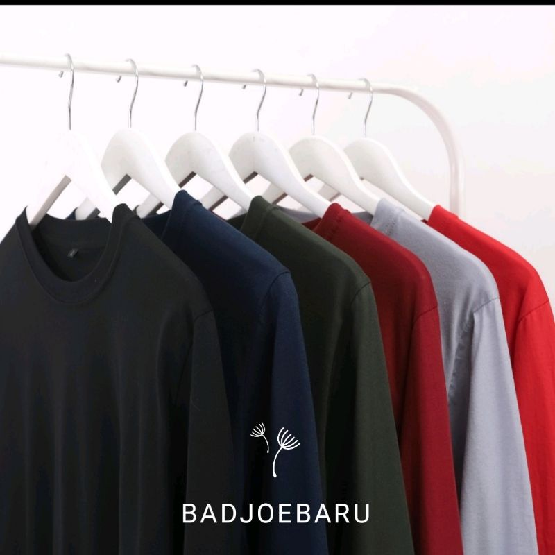 Kaos Polos Panjang Combed 30s
