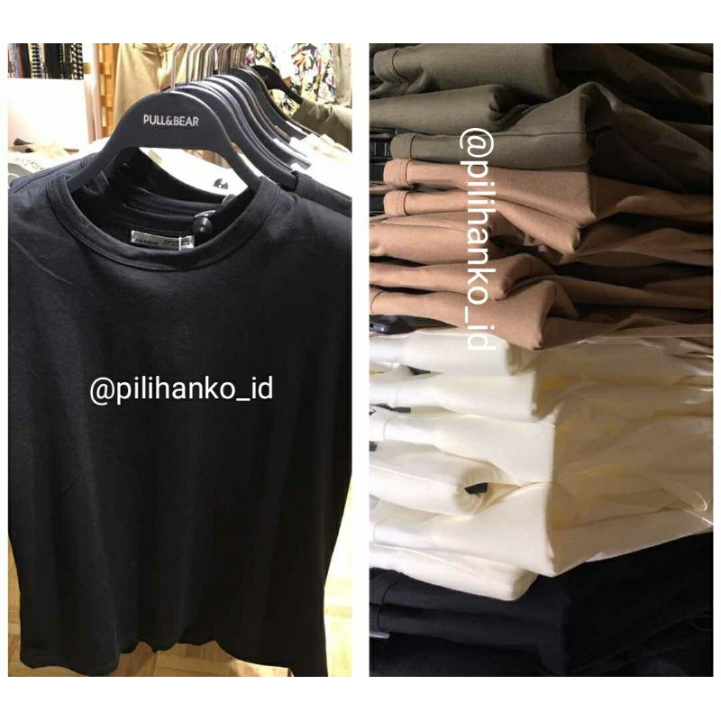 P&B Kaos Pria Pull and Bear Original Tanpa Lengan