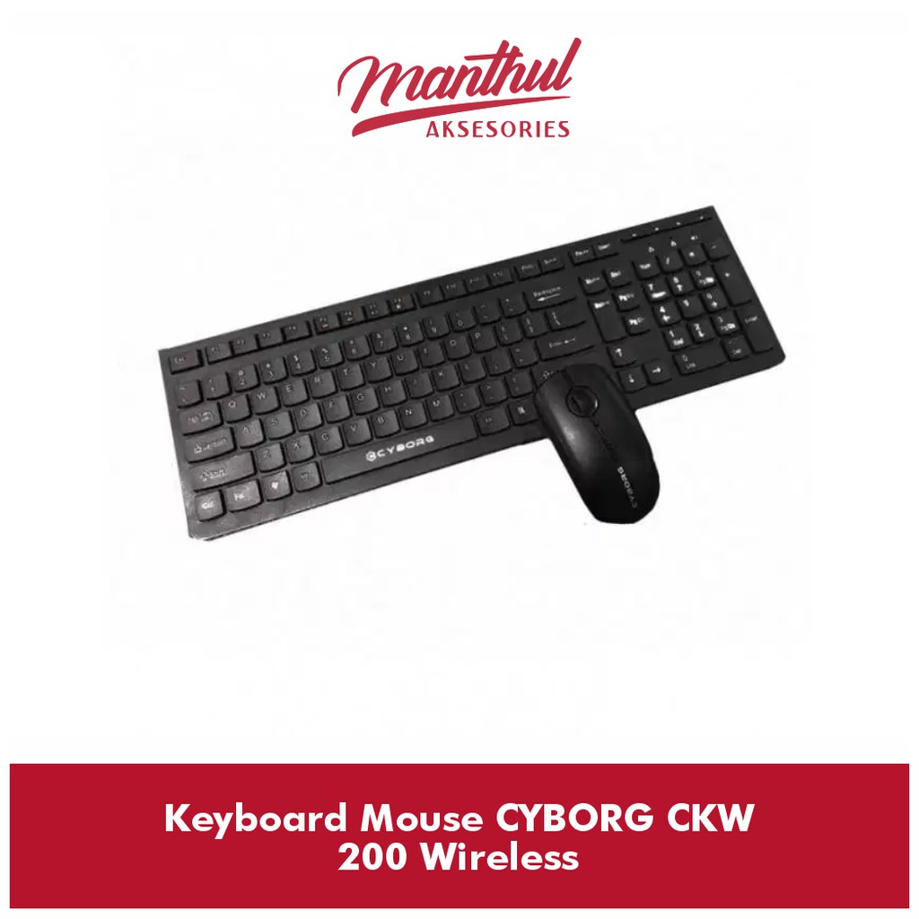 Keyboard Mouse CYBORG CKW 200 Wireless