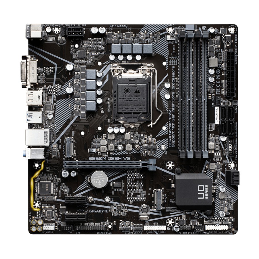 Gigabyte B560M DS3H V2 LGA1200, B560, DDR4, USB3.2, SATA3