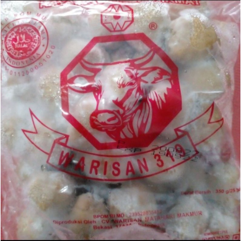 

BAKSO WARISAN 319 isi 50 butir