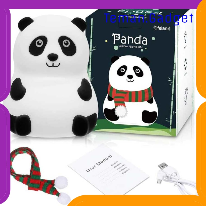 TG-DG257 FREE ON LAMPU TIDUR LED SILICONE LAMP DECORATION MODEL PANDA - LJC-142