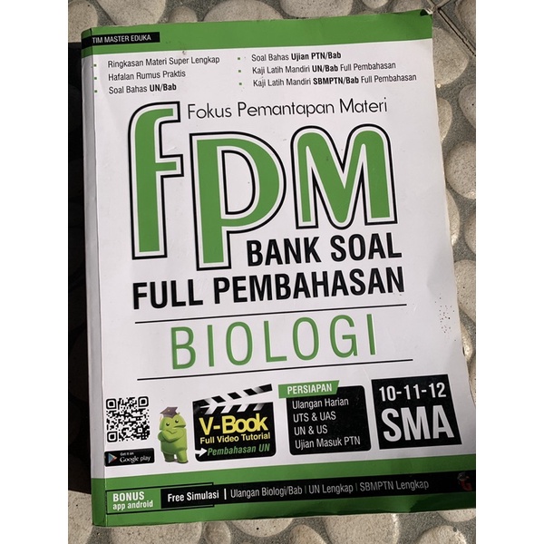 preloved buku (buku bekas) fokus pemantapan materi bank soal full pembahasan biologi SMA