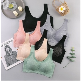 GO!BR842 BH BRA SEAMLESS LACE PUSH UP TANPA KAWAT BRALATE ELASTIS DENGAN BUSA BAHAN HALUS