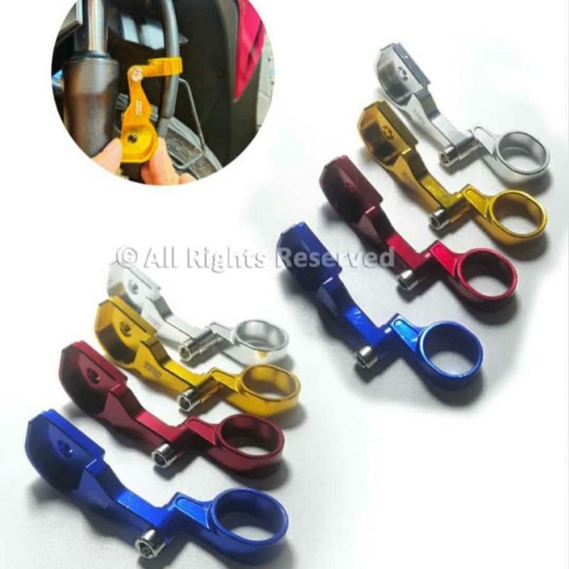 BREKET KLEMAN SELANG REM KLEMAN SELANG REM DEPAN UNIVERSAL VARIO MIO BEAT FIZR DLL