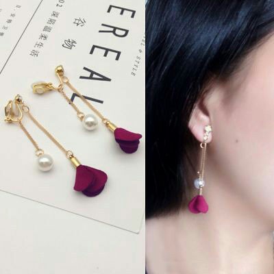 ANTING FASHION ALA KOREA MODEL BUNGA KOMBINASI MUTIARA MISS 138A