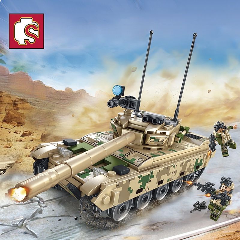 WR Sembo Block Tank Army Swat 105562 Iron Blood Militer