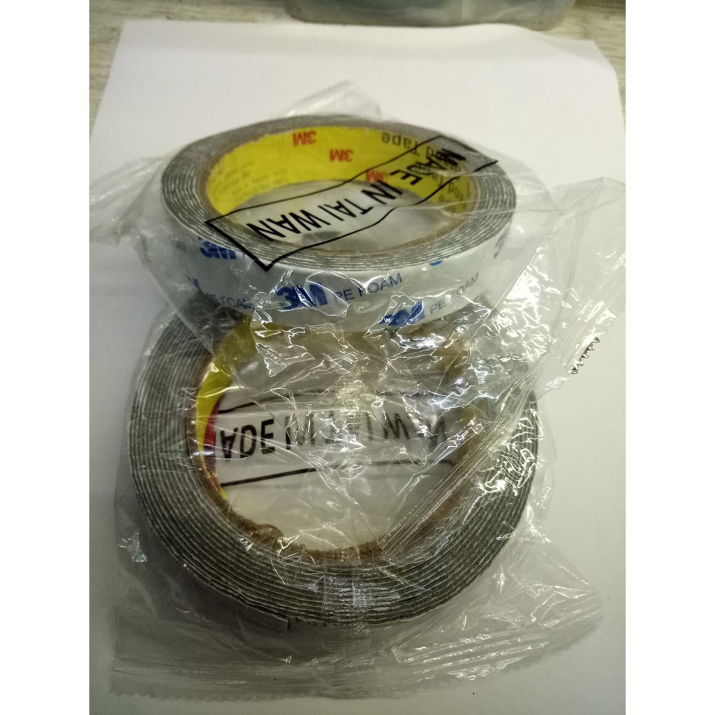 DOUBLE TAPE FOAM / ISOLASI BOLAK BALIK / PEREKAT VARIASI MOBIL /DOBEL TAPE