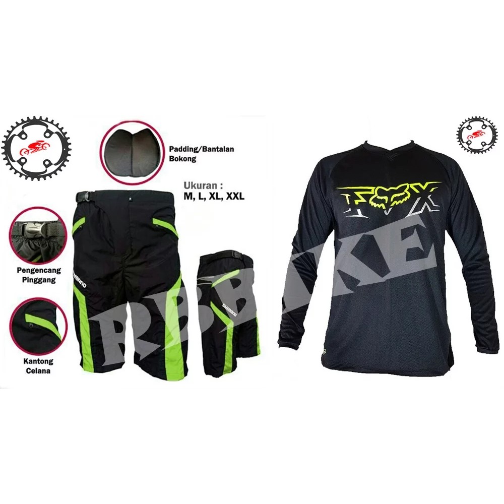 Jersey Setelan Celana Sepeda Jersey Sepeda MTB DH MX Jerset
