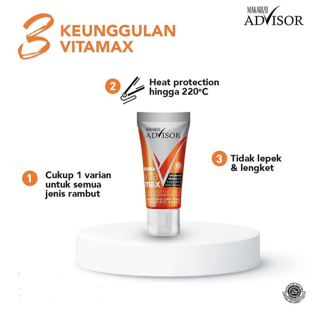Makarizo Advisor Hair Recovery Vitamax | Vitamin Rambut