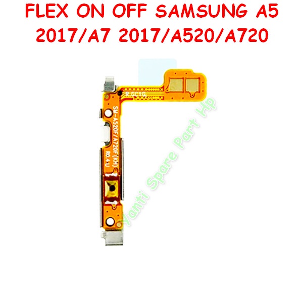 Flexible On Off Samsung A5 2017 A7 2017 A520 A720 Original New