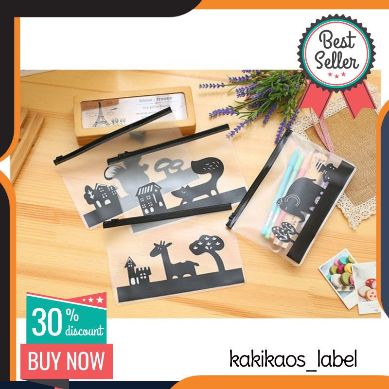

TP0035 Tempat Pensil Cool Animal Transparan