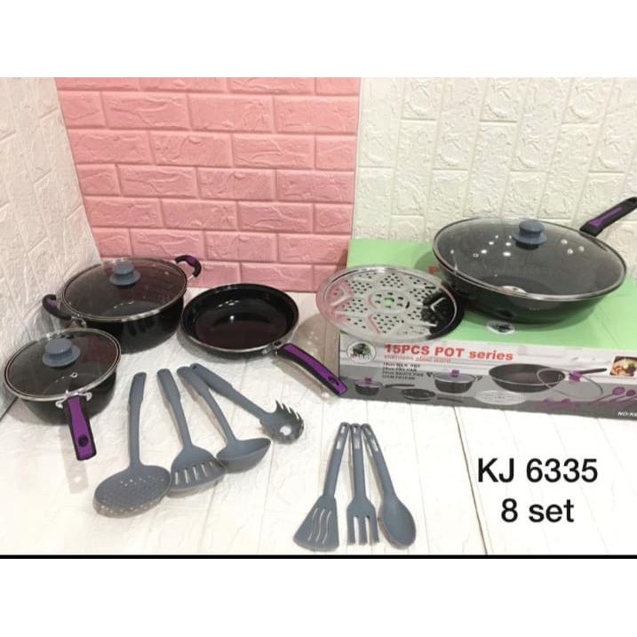 COOKWARE  SET 15PCS POT SERIES