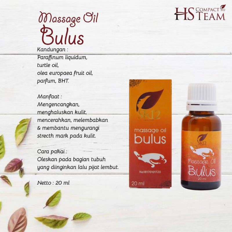 

MASSAGE OIL BULUS || MINYAK BULUS ORI BPOM || TIDAK BAU AMIS