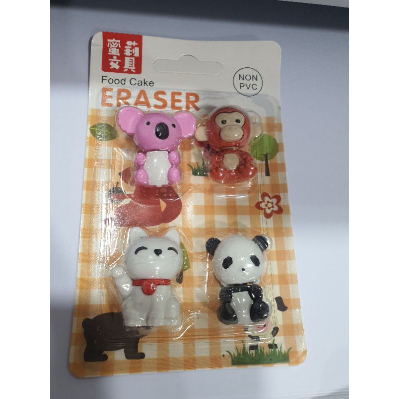 penghapus hewan/stip animal/hapusan lucu-C