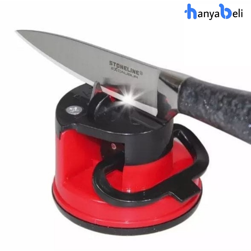 Alat Pengasah Pisau Dapur  Praktis Knife Sharpener With Sunction Pad