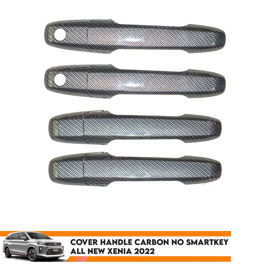 Cover Handle Avanza / Veloz / Xenia 2022 Carbon No Smartkey