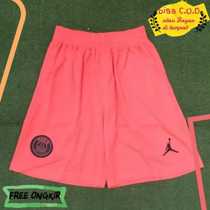 [COD]1059 CELANA BOLA KOLOR KAOS PENDEK FUTSAL PRIA WANITA PSG JORDAN AWAY 2019/2020 ORI