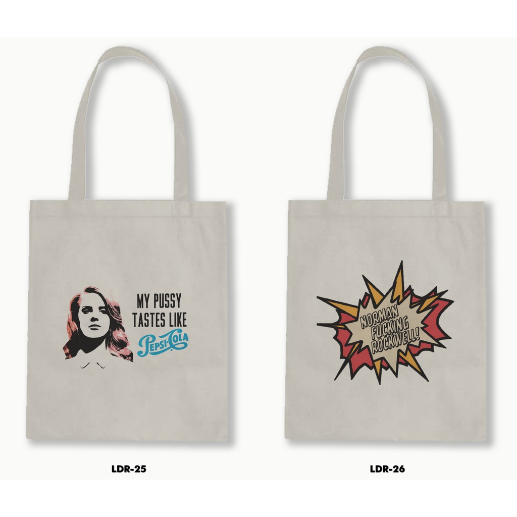 TOTE BAG BLACU - LANA DEL REY 2