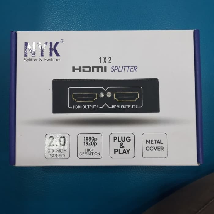 NYK HDMI Splitter 2 Port