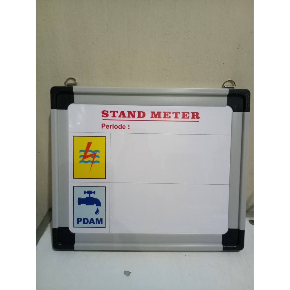 

Promo Papan Stand Meter PLN / PAM ( White Board ) Murah
