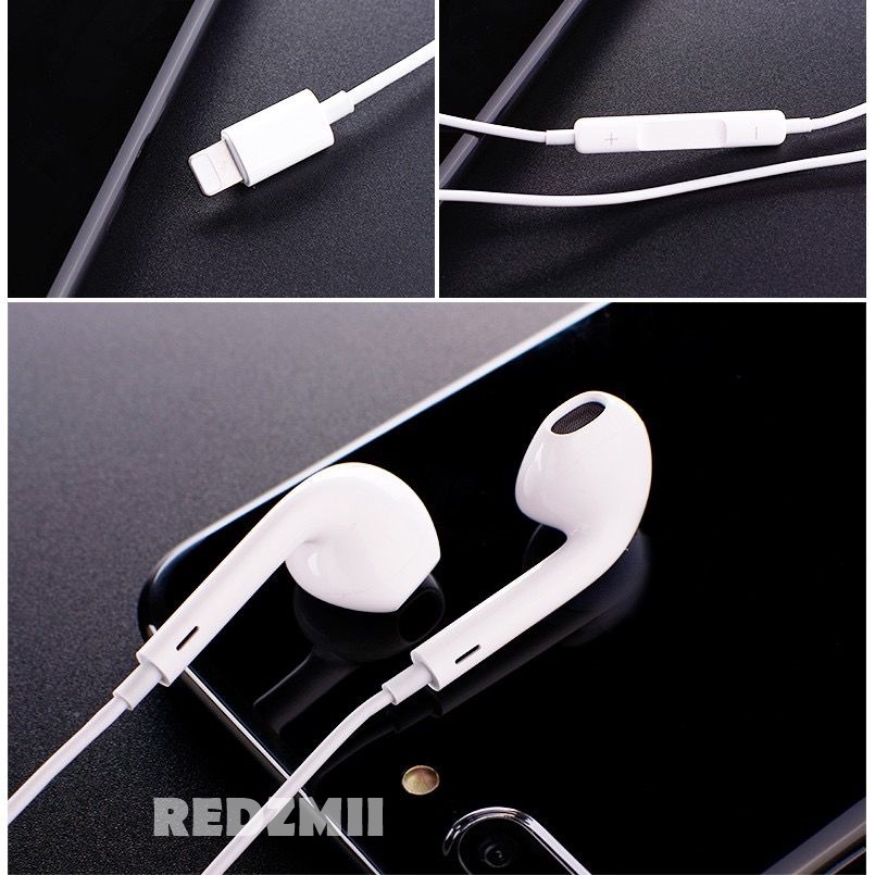 REDZMII - Headset Lightning Ifhone Original / Earphone / Handsfree / Headphone