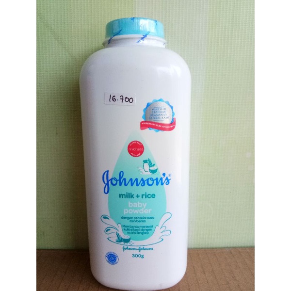 JOHNSONS BABY POWDER BEDTIME, MILK+RICE, BLOSSOMS, ACTIVE FRESH 300GR