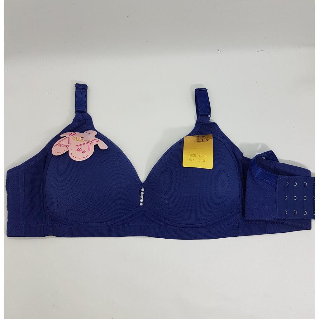 BH BRA TALLY 513 - BH BRA 513 TALLY - TANPA KAWAT CUP C BUSA TIPIS JUMBO SIZE 36 38 40 42 -  BH BRA TLLY HARIAN -ARA98STORE - ASLI MEREK TALLY - BH TALLY - BH BAGUS NYAMAN DOI PAKAI BUAT DIRUMAH - BH TERLARIS