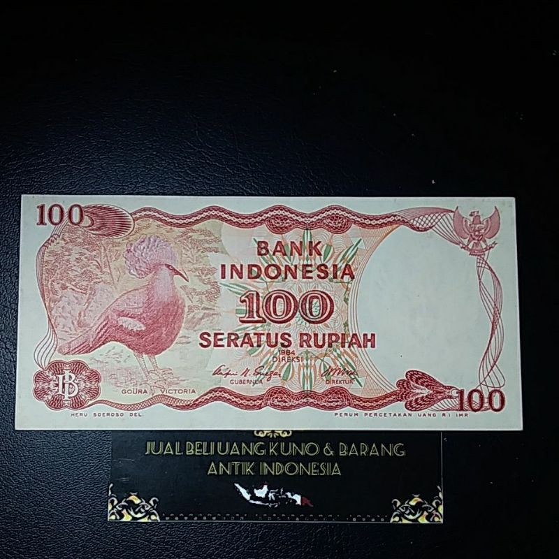 uang kuno 100 burung gaura