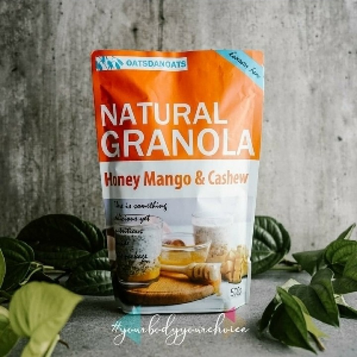 

Oats and Oats Granola 500gr (Gandum Sehat) Cashew Honey Mango