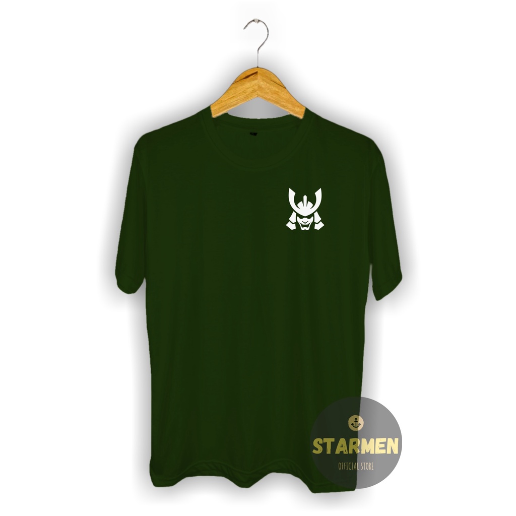 Kaos Distro Pria T-Shirt Motif Kata Kata SAMURAI