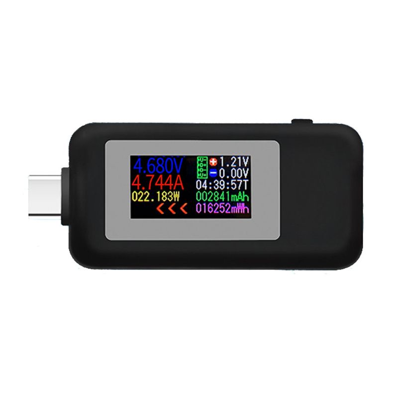 Btsg KWS-1902C USB Multimeter Voltage and Current Tester Tipe-C USB Tester 4-30V 0-5A