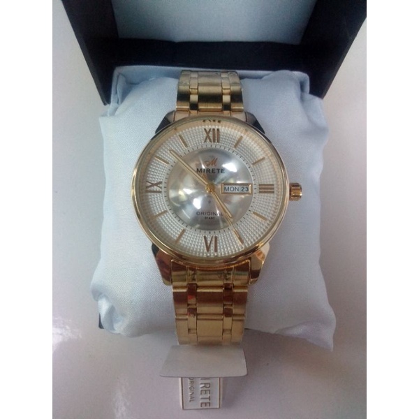 Jam Tangan MIRETE Gold Premium Edition