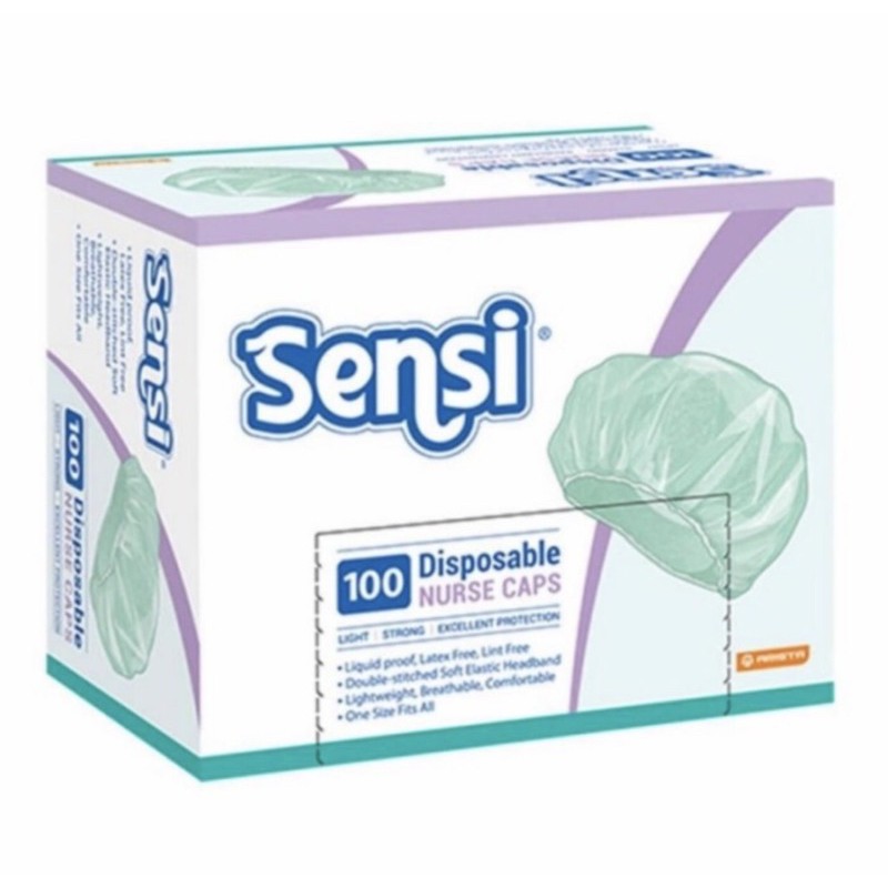 Sensi nurse cap box 100 pcs ( pelindung kepala )