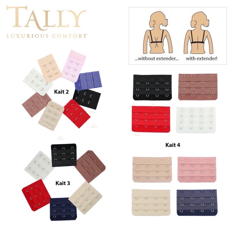 TALLY KAIT BH ( EXTENTION BRA) | SAMBUNGAN | KAIT 2 , KAIT 3, KAIT 4