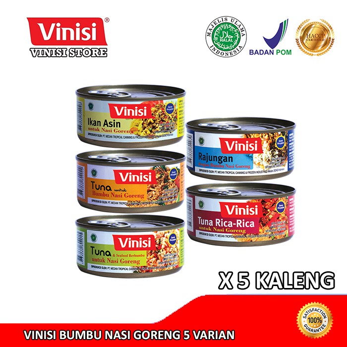 

Paket 5 Kaleng Vinisi Bumbu Nasi Goreng 5 Varian