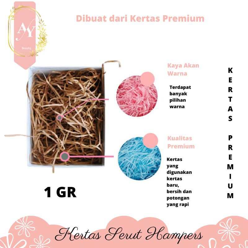 

KERTAS SERUT / SHREDDED PAPER / KERTAS CACAH / KERTAS POTONG / PAPER SHREDDED / HAMPERS / GIFT BOX
