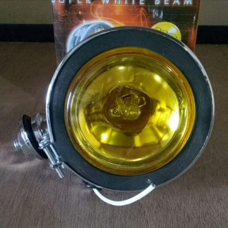 FOG LAMP/WORK LAMP/LAMPU KERJA/LAMPU SOROT/LAMPU KABUT/TRUCK BULAT 3;inch/YELLOW-KUNING