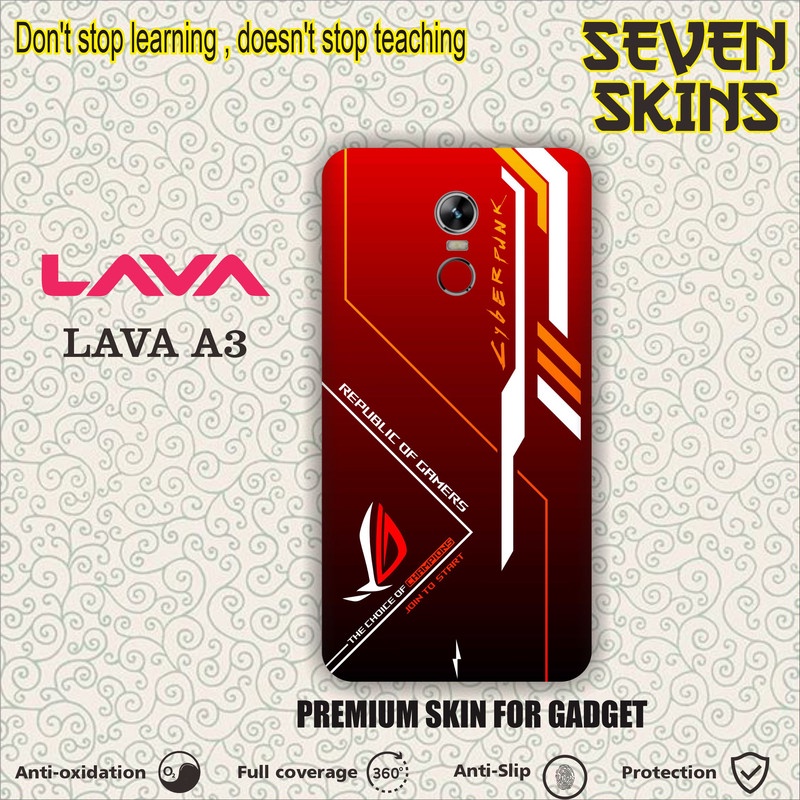 SKIN HANDPHONE LAVA A3 ROG