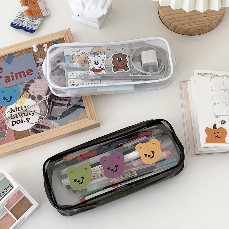 

KIANDAA TEMPAT PENSIL BAHAN PVC TRANSPARAN AESTHETIC KOTAK PENSIL PENCIL CASE WATERPROOF TEMPAT MENYIMPAN ALAT TULIS PULPEN ATK KAPASITAS BESAR POLOS