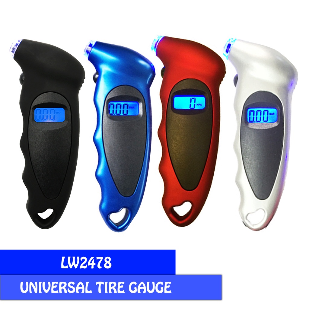 Pengukur Tekanan Angin Ban Alat Ukur Digital Tire-Tyre Pressure Gauge