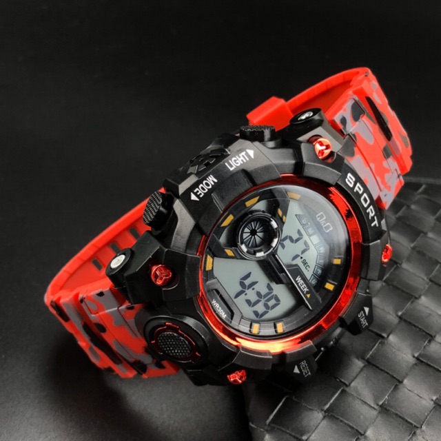 FASHION WATCH RUBBER JAM TANGAN PRIA SPORT IMPORT DUAL-TIME COOL DIGITAL MURAH JAM DIGITAL