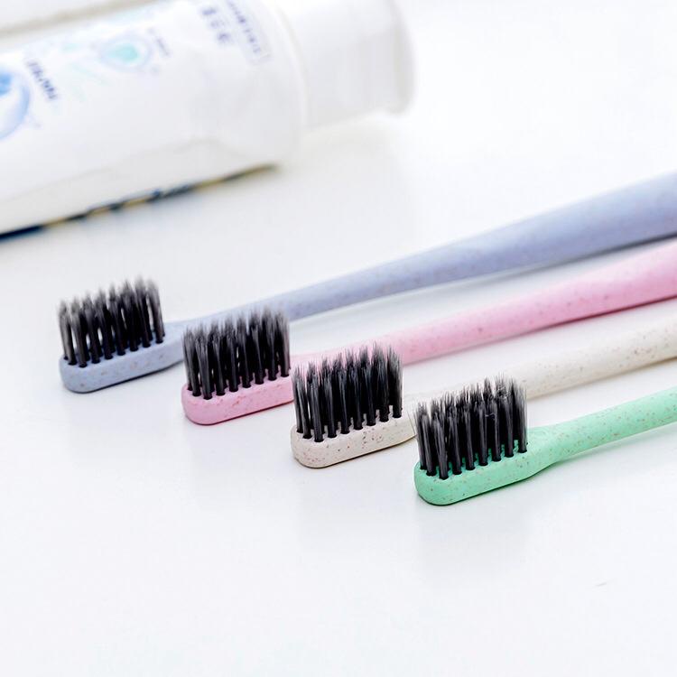 UNNISO - Japanese Toothbrush Bamboo Charcoal Sikat Gigi Arang Bambu