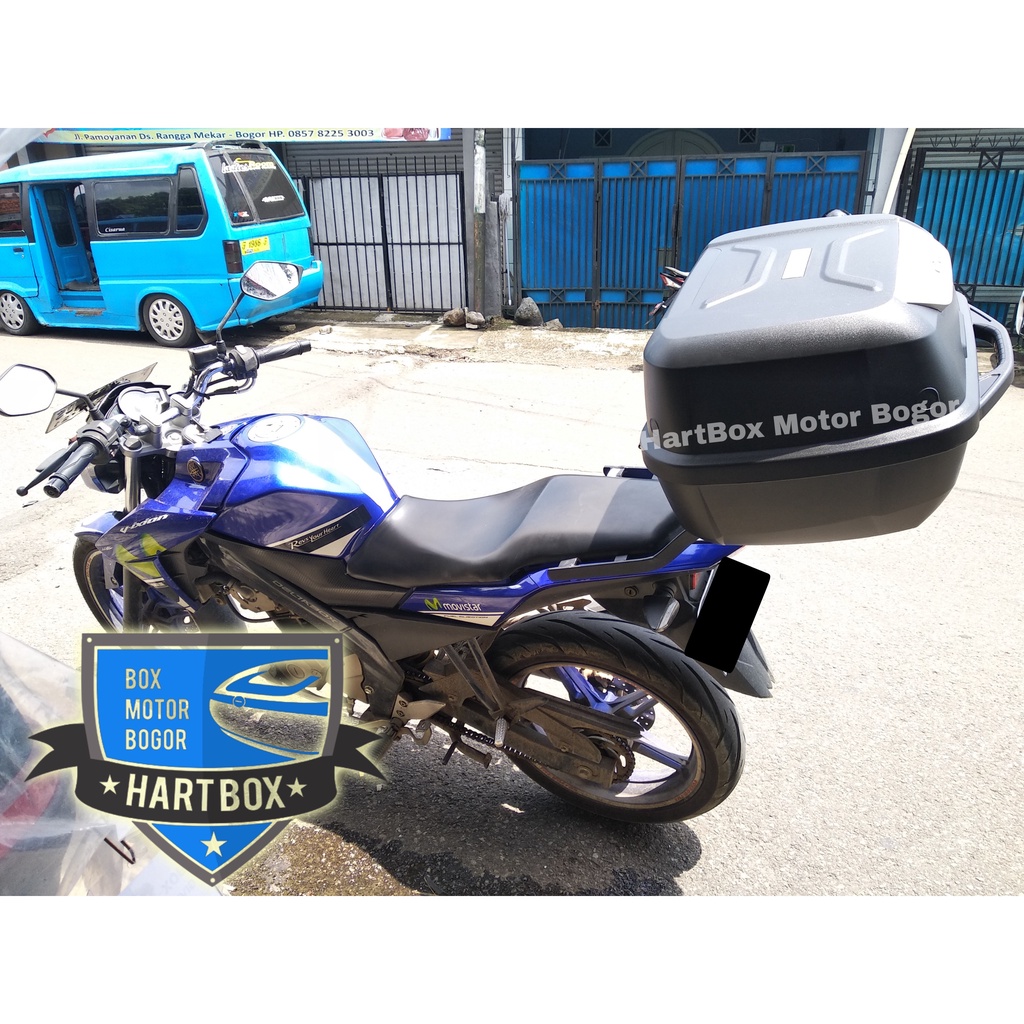 Paket Lengkap Touring Box Motor Original Givi E43-NTL E43 NTL + Bracket Yamaha Vixion